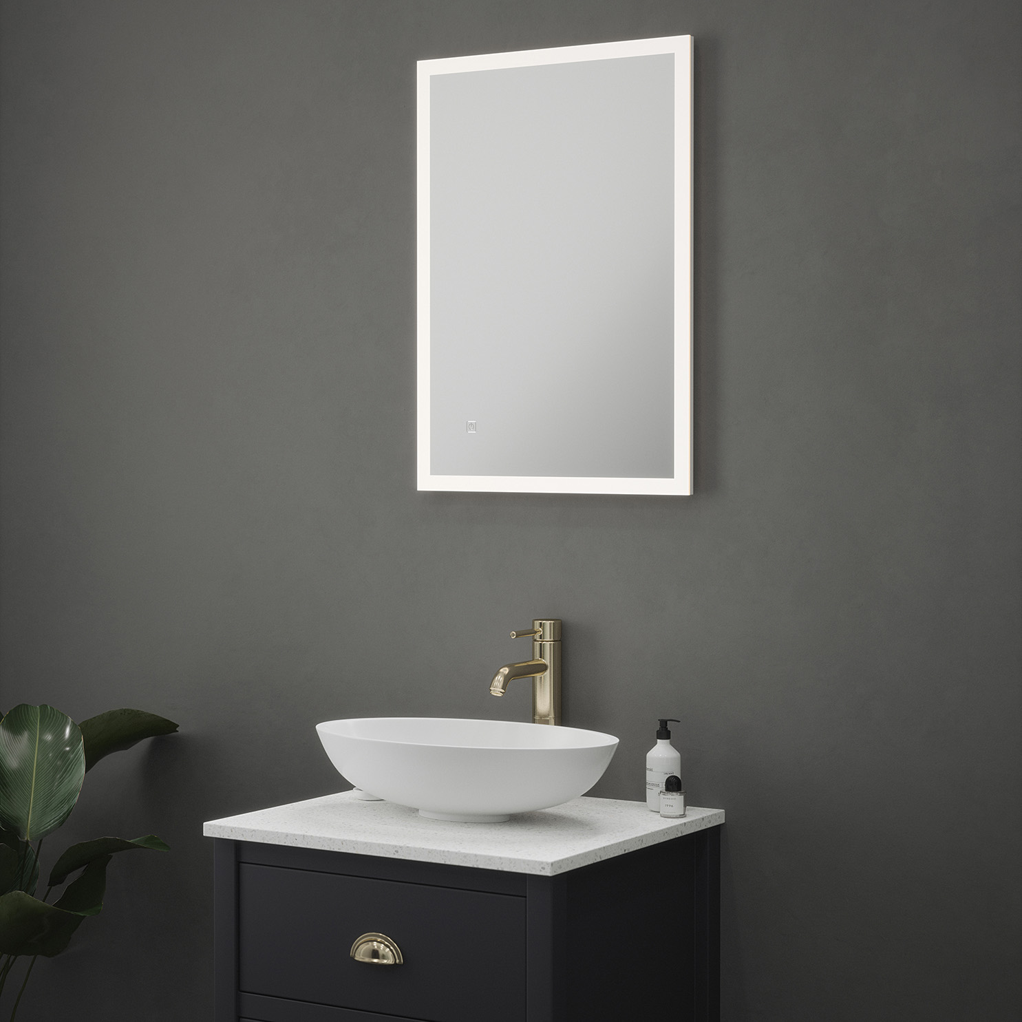 Oslo Classic LED Mirror - Sycamore B2B